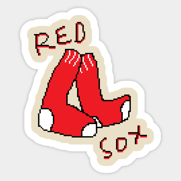 Boston Red Sox Sticker by PixelBarn